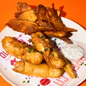 Dedos de Pescado Hot Wings